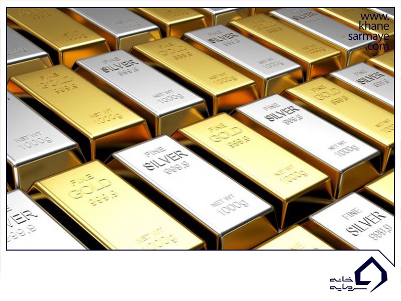 شمشهای طلا و نقره در سیستم پولی دوفلزی